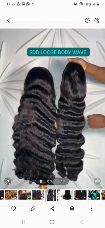 Loose body wave SDD 30 inches