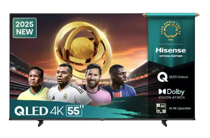 Hisense 55 Inch QLED 4K Smart TV WITH Quantum high colour 55Q6Q