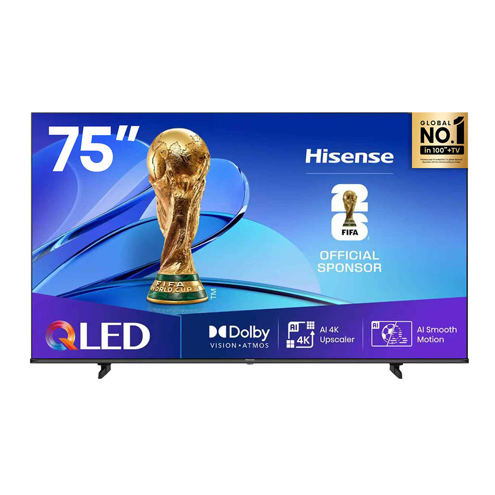 HISENSE 75″ QLED 4K SMART TV